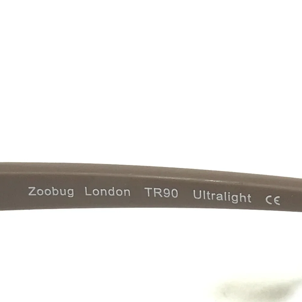 Zoobug Eyeglasses Frames ZB1047 100 Rubberized Matte Brown Hingeless 47-16-130
